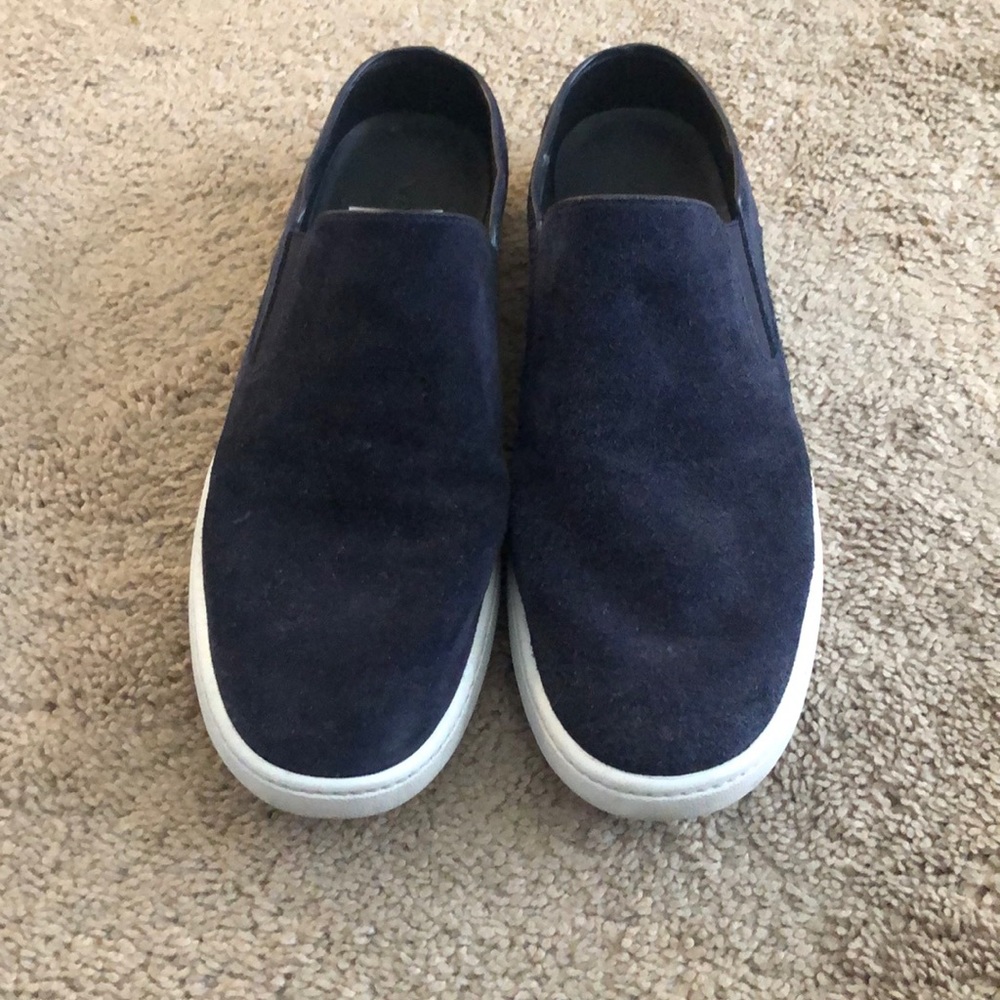 Vince Suede Open Back Sneaker